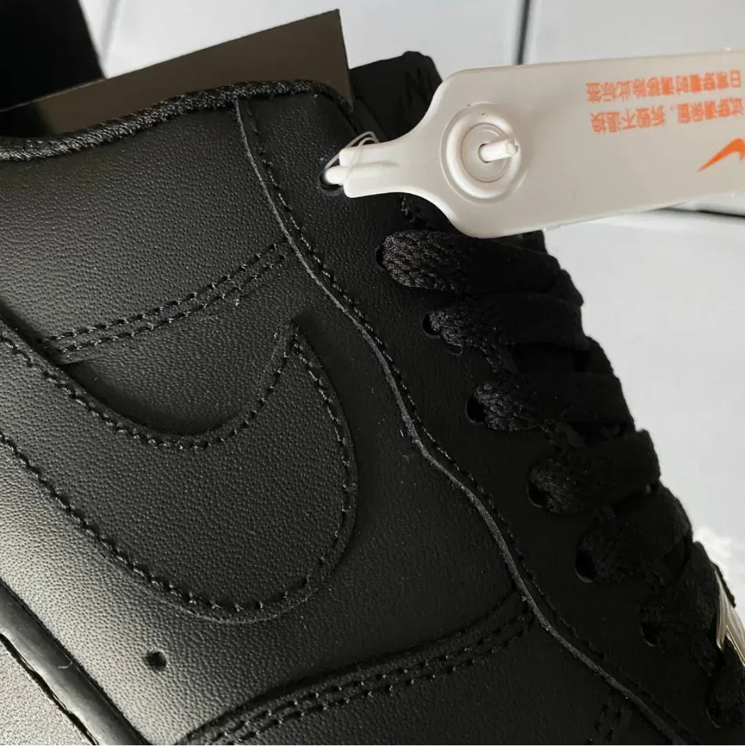 Men’s Black Air-Style Casual Sneakers