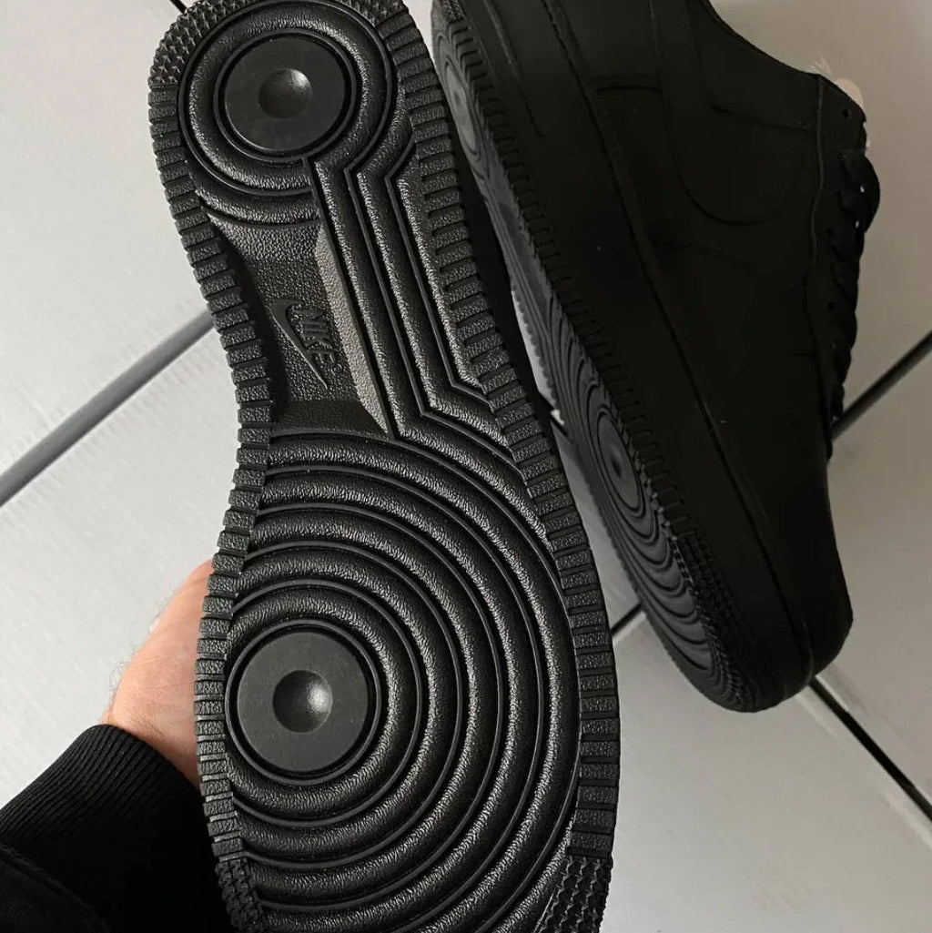 Men’s Black Air-Style Casual Sneakers