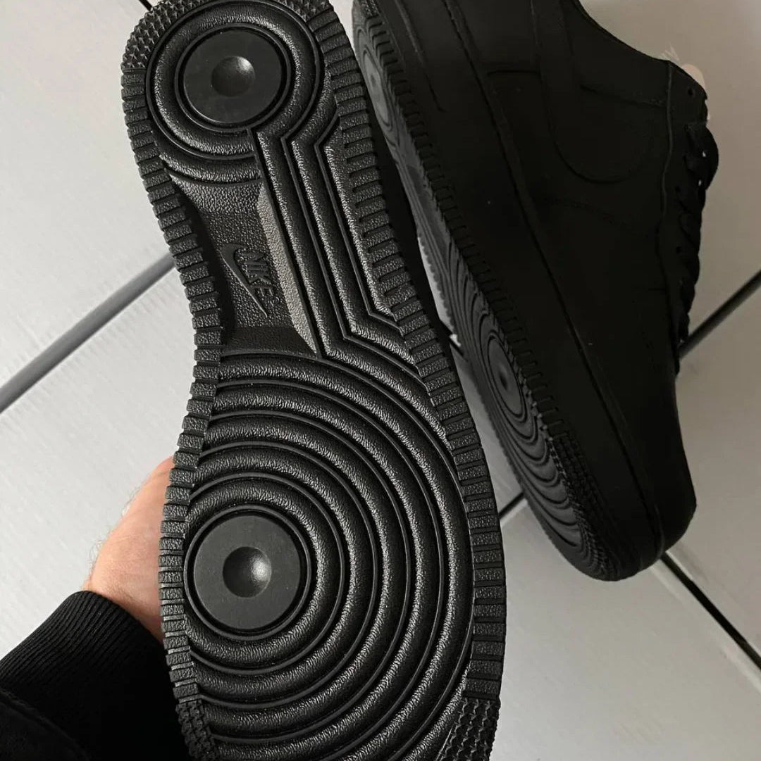 Men’s Black Air-Style Casual Sneakers